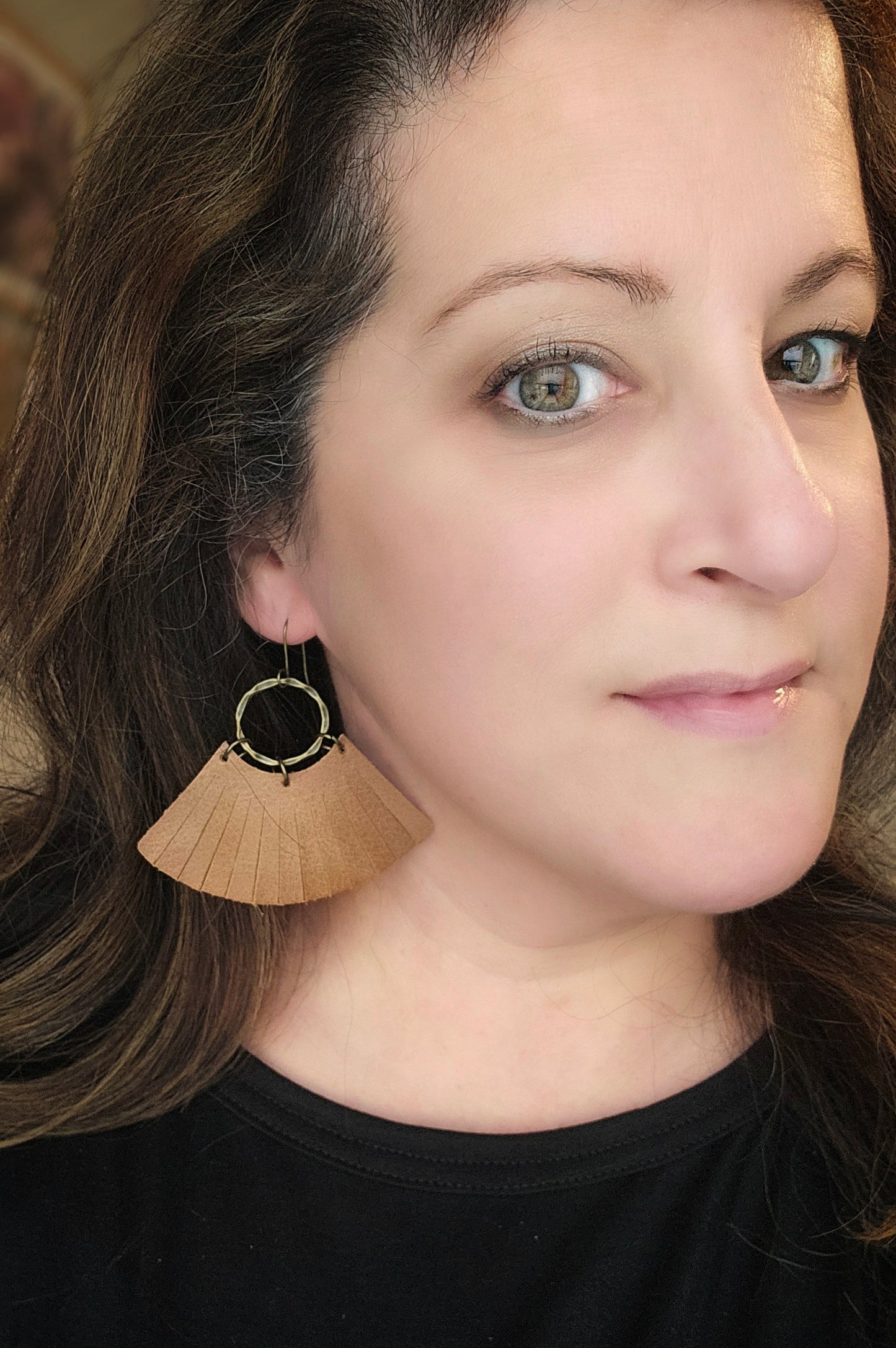 Fan Fringe Earring