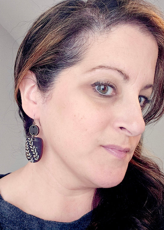 Rustic Wood Vine Earrings