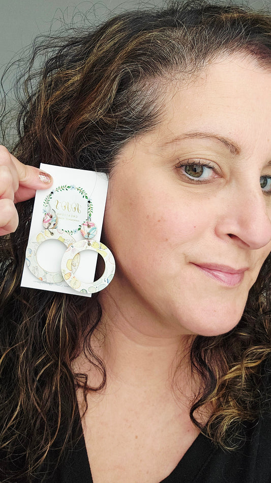 Whimsical Circle Earrings