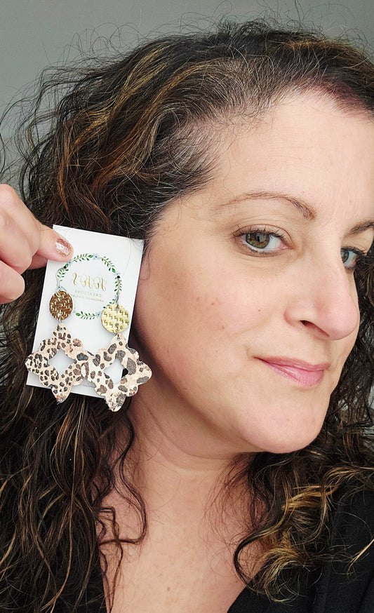 Leopard Diamond Drop