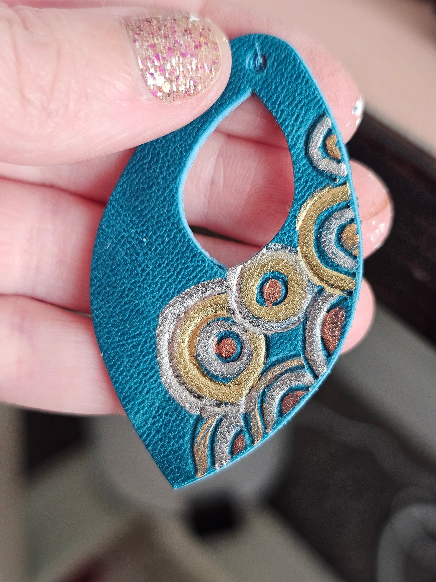Mixed Metallic Earrings