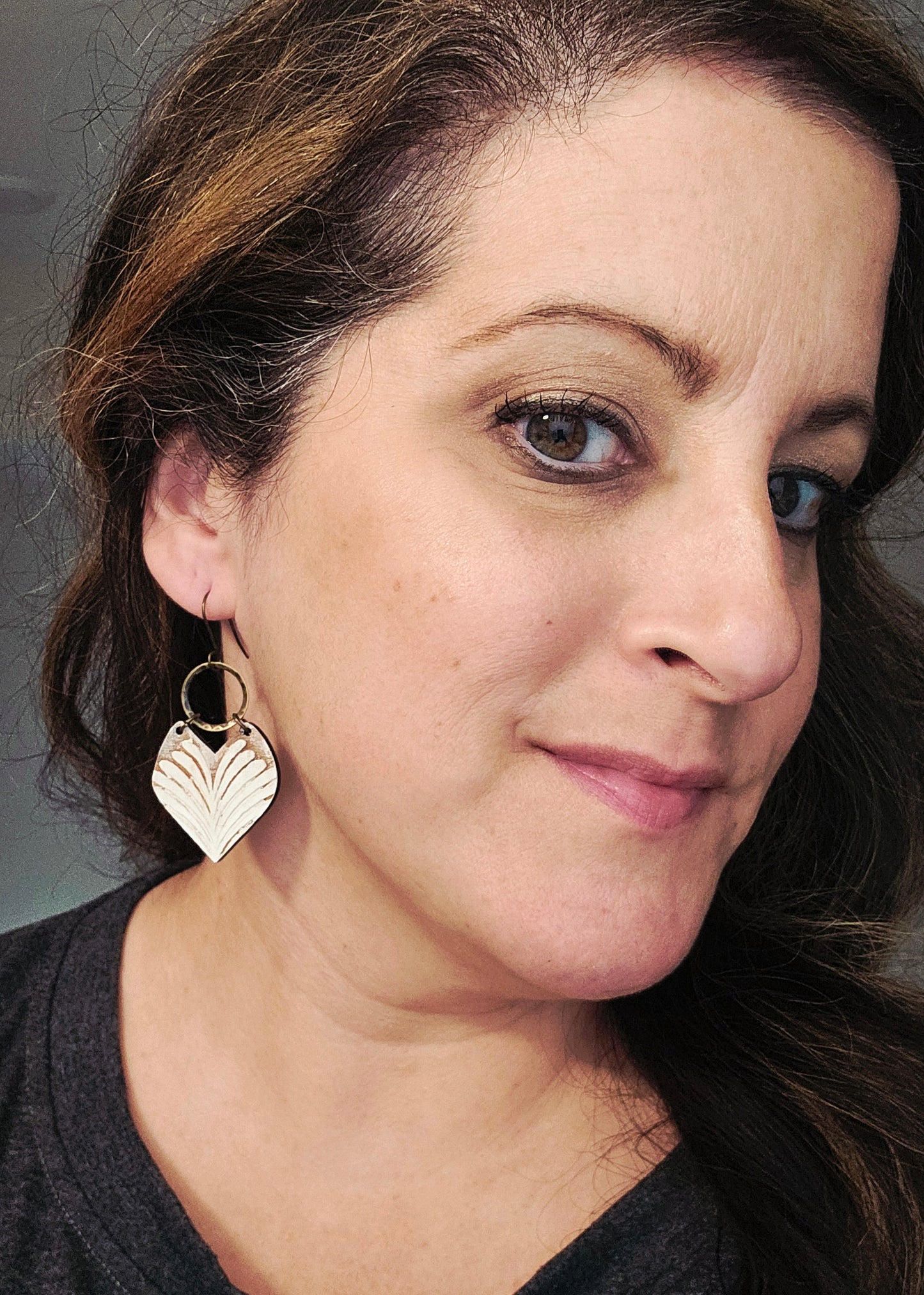 Whimsical Earring (Wood)