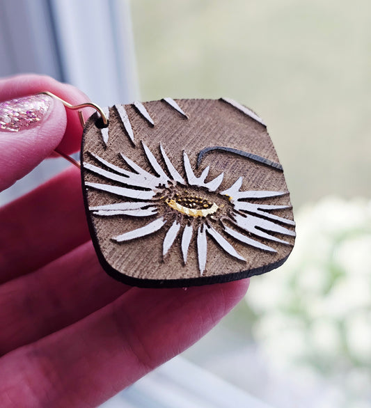 Painted Daisy (Wood)