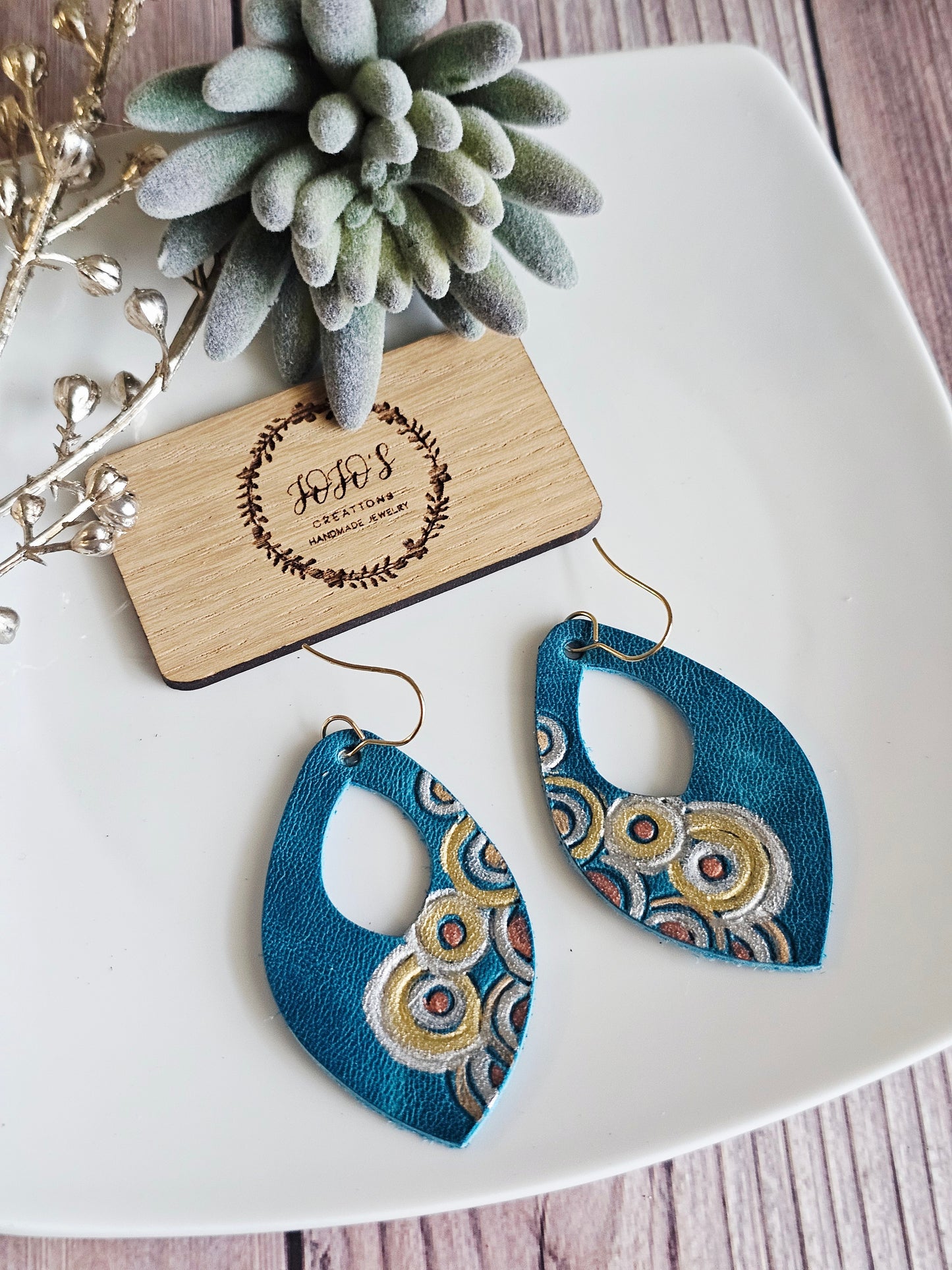 Mixed Metallic Earrings