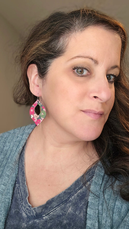 Pretty Colorful Drop Earrings