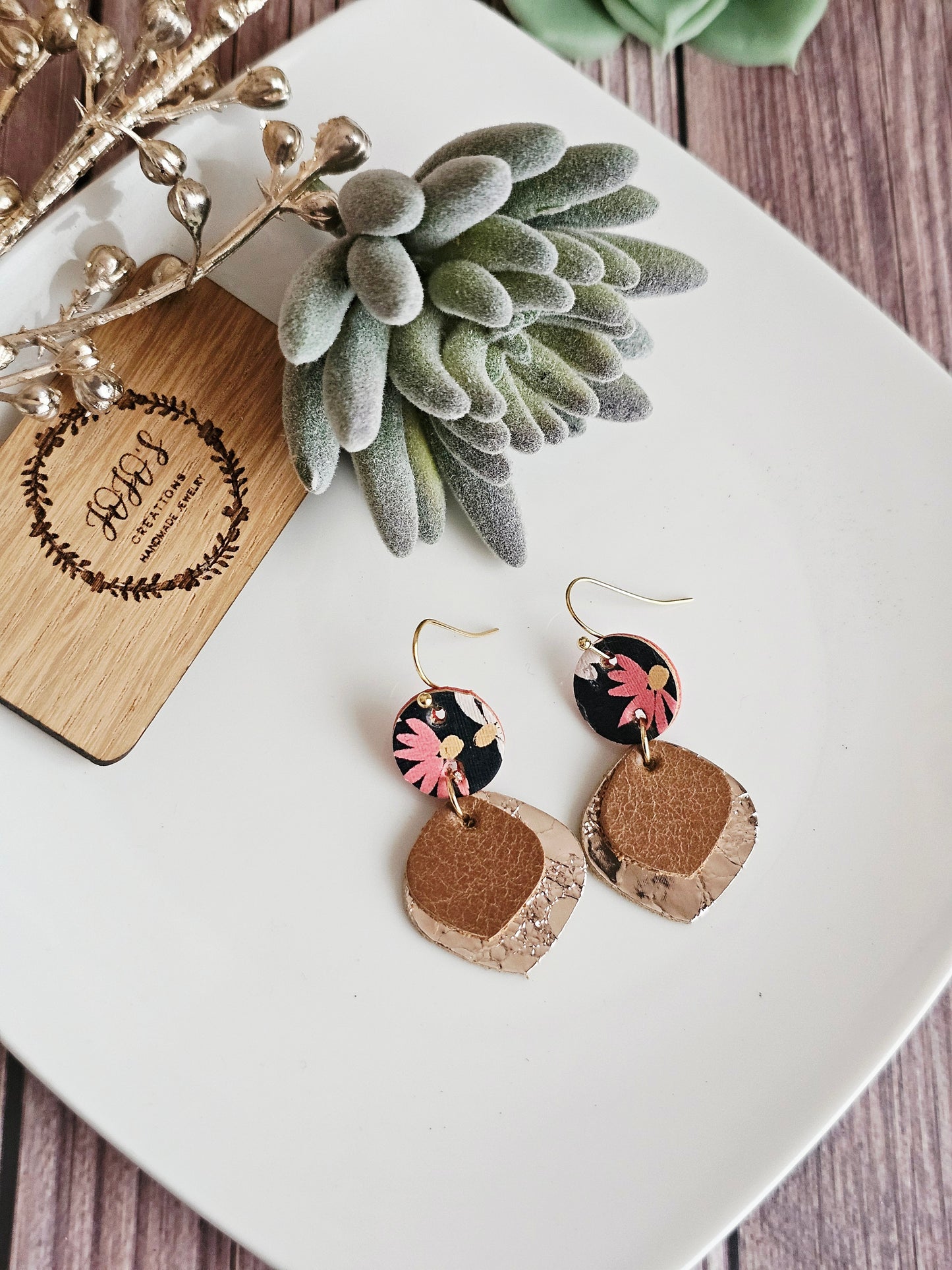 Pattern Mixed Earring