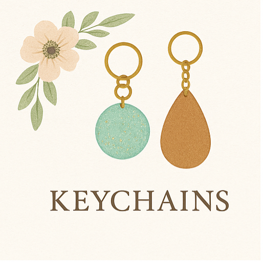Quote Charm Keychains
