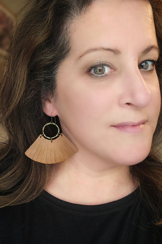 Fan Fringe Earring