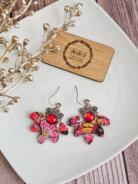 Red Garden Petals