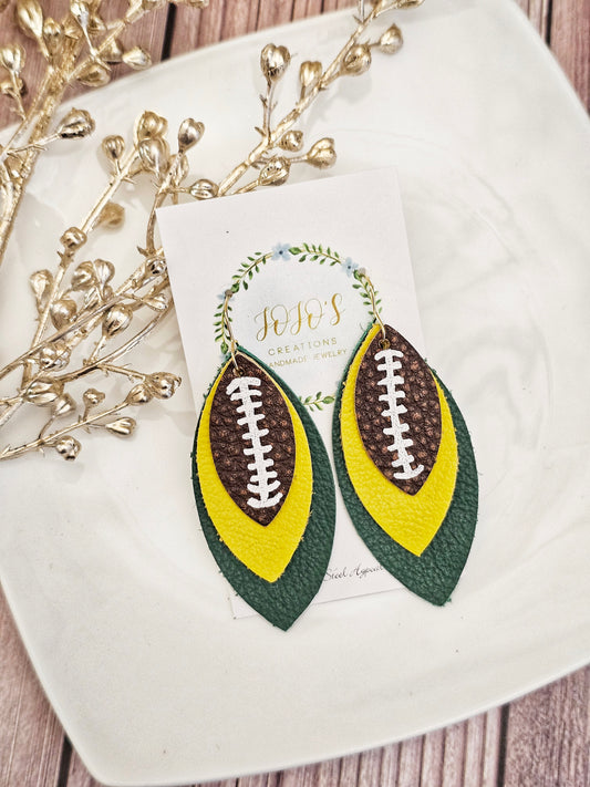 Football Inspired Earrings