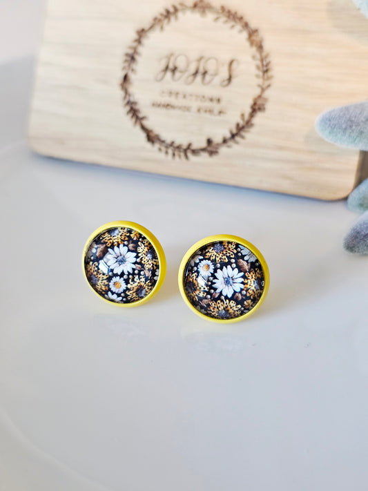 12mm flower Garden Stud