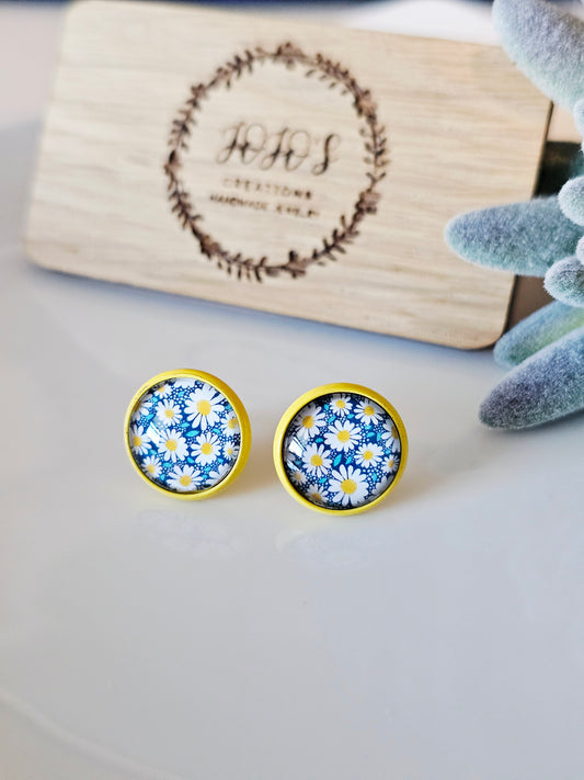 12mm Daisy Studs