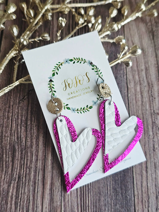 Pretty Metallic Hearts