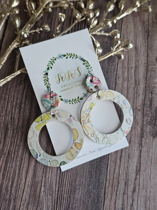 Whimsical Circle Earrings