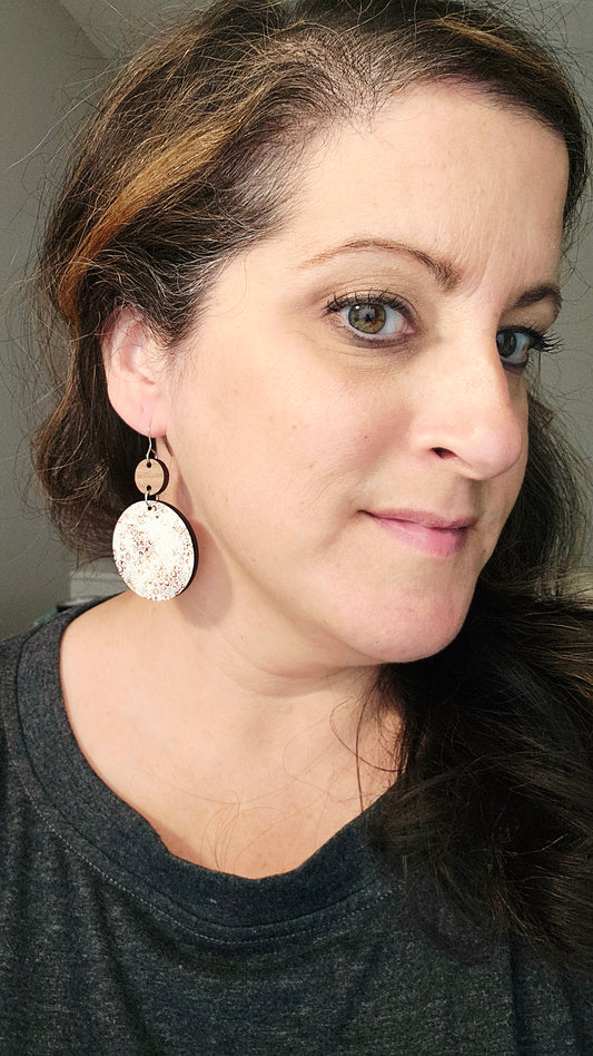 Boho Wood Earrings