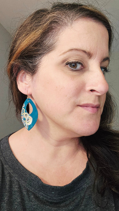 Mixed Metallic Earrings