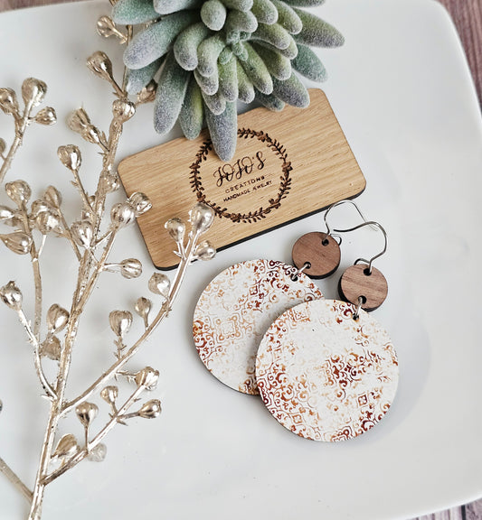 Boho Wood Earrings
