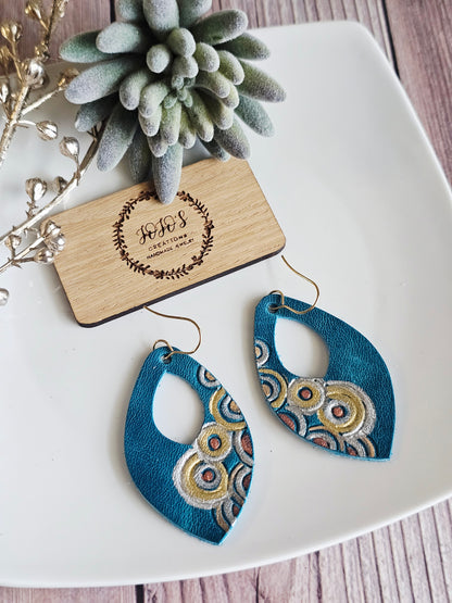 Mixed Metallic Earrings