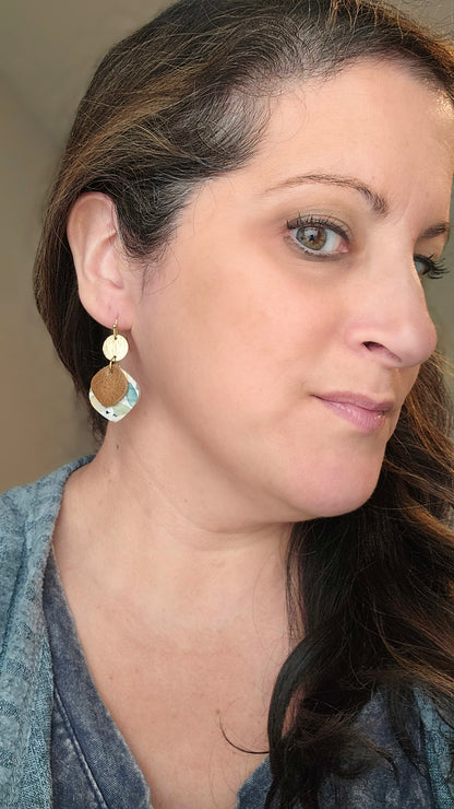 Dainty WaterColor Earrings