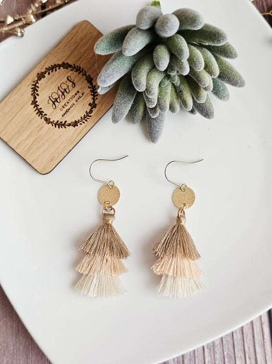 Taupe Tassels