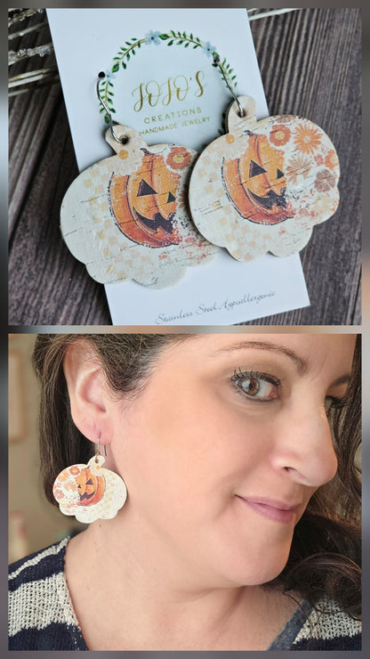 Pumpkin Earrings