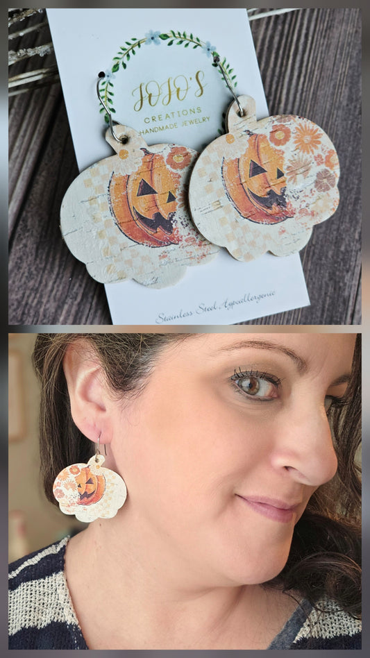 Pumpkin Earrings