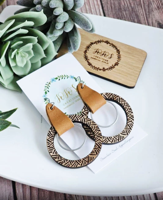Painted Wood Hoops