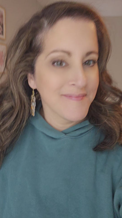 Pumpkin Spice Acrylic Earrings