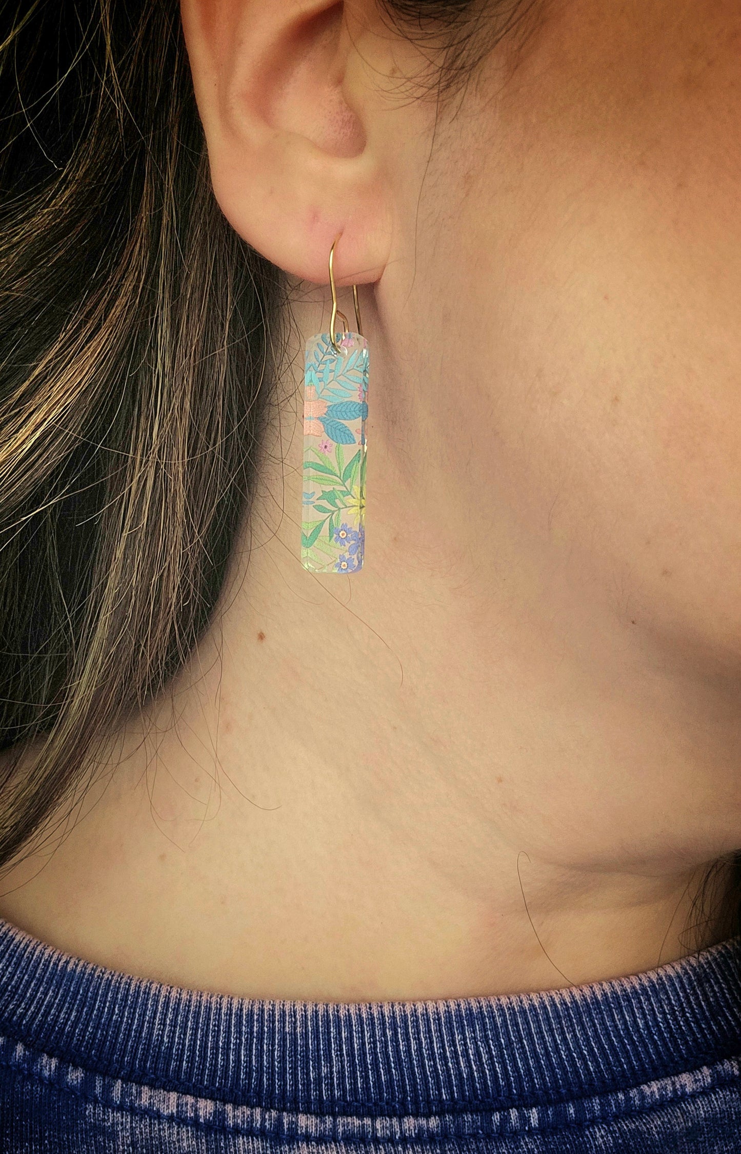 Clear Acrylic Floral Bars
