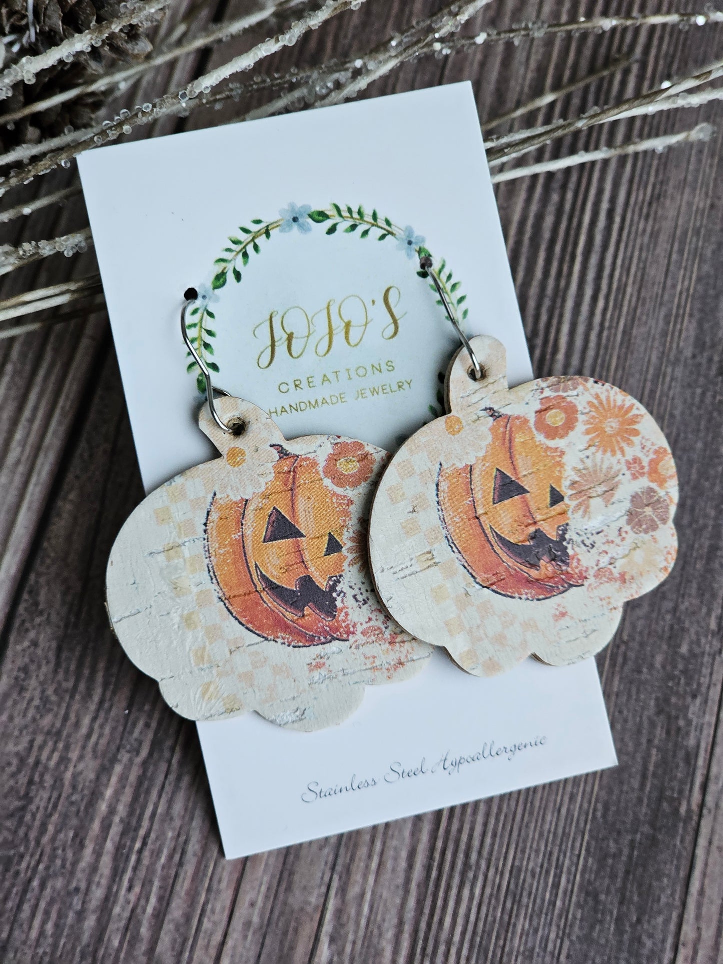 Pumpkin Earrings
