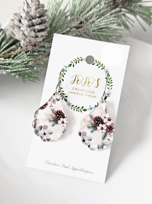 Christmas Acrylic Pinecones